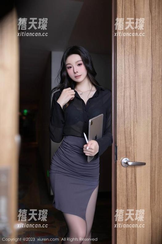 Xiuren秀人网 - 图片警报：Mieko林美惠子黑丝定制，准备好被美丽震撼了吗？
