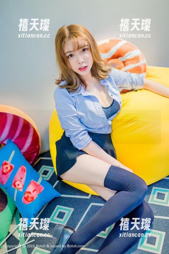 波萝社 - 嗨！看赵小米Kitty的短裤私拍合集，感受一下什么叫做“欲罢不能”！