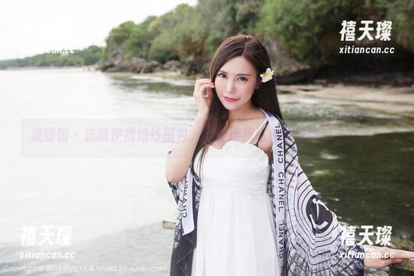 美媛馆 - 沫晓伊携婚纱图包，真是连我这种单身狗都要心动！