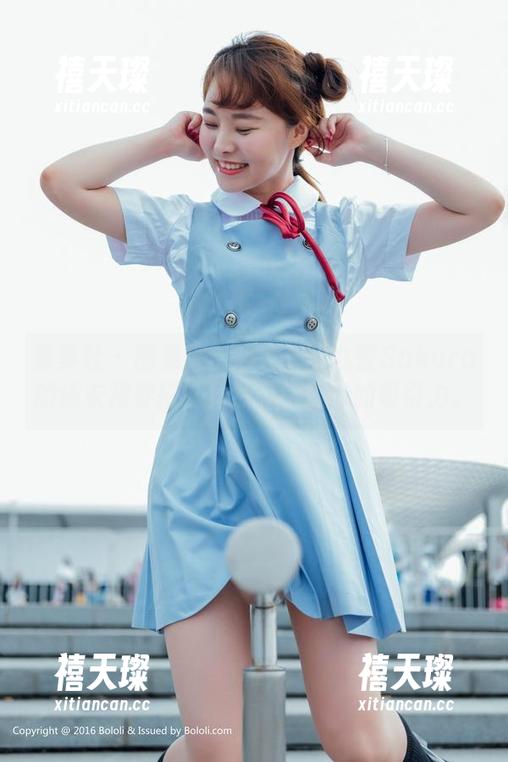 菠萝社-猫九酱Sakura 菠萝社 - 图集直击心灵:猫九酱Sakura的连衣裙穿搭,竟然有种微妙的吸引力。